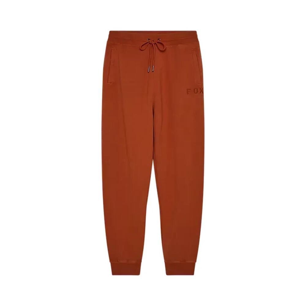 Fox Racing Wordmark Joggers Orange Fleece Sweatpants Mens Medium NWT